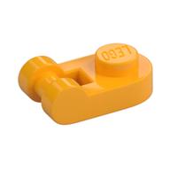 Plate Special 1 x 1 Rounded with Handle (Bright Light Orange)