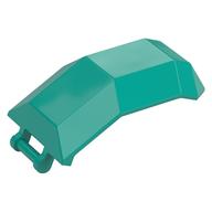 Windscreen 4 x 4 x 4 2/3 with Handle (Dark Turquoise)