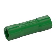Technic Driving Ring Connector Smooth [2 rounded and 2 flat side walls] (Green)