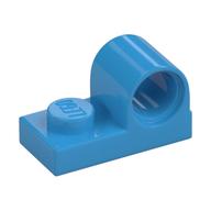 Plate Special 1 x 2 with Pin Hole on Top (Dark Azure)