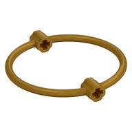 Bar, Ring 7L Diameter, with 2 Axle Connectors (Pearl Gold)