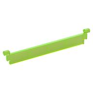 Garage Roller Door Section without Handle (Trans-Bright Green)