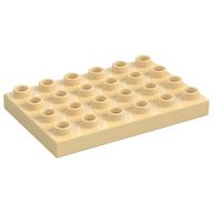 Duplo Plate 4 x 6 (Tan)