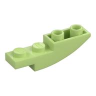 Brick Curved Inverted 4 x 1 (Yellowish Green)