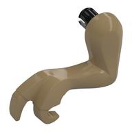 Animal Body Part, Dinosaur, Tyrannosaurus Rex Arm / Leg, Left, Small [Plain] (Dark Tan)