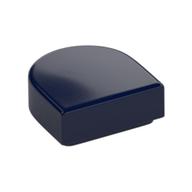 Tile Round 1 x 1 Half Circle (Dark Blue)