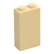 Brick 1 x 2 x 3 with Bottom Stud Holder (Tan)