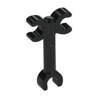 Bar 3L with 1 Clip on One Side, 2 Clips on Other Side (Black)