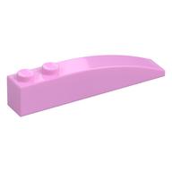 Brick Curved 6 x 1 (Bright Pink)