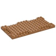 Plate Special 8 x 16 x 2/3 with Six Recessed Edges (Medium Nougat)