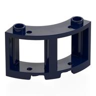 Window Round 3 x 3 x 2 (Dark Blue)
