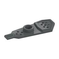 Minifig Footwear Snowshoe [Short Front End] (Dark Bluish Gray)