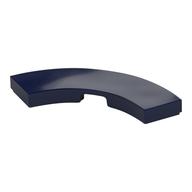 Tile 3 x 3 Curved, Macaroni (Dark Blue)