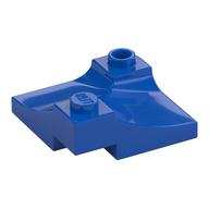 Brick Curved, Internal Double, 3 x 3 with 1/3 Inverted Cutout, Corner (Blue)
