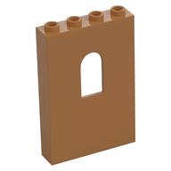 Panel 1 x 4 x 5 with Arched Window (Medium Nougat)