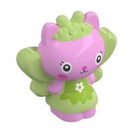 Creature, Fairy Kitten with Yellowish Green Dress, Wings, Crown Print (Kitty Fairy) (Bright Pink)