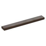 Tile 1 x 8 with Groove (Dark Brown)