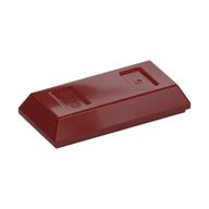 Tile Special 1 x 2 with Sloped Walls AKA Money / Gold Bar [Ingot] (Dark Red)
