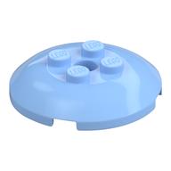 Dish 4 x 4 with 4 Studs (Bright Light Blue)