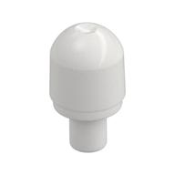 Light Cover with Internal Bar / Bionicle Barraki Eye with Hole in Bar (White)