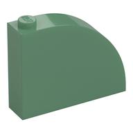 Brick Curved 1 x 4 x 2 2/3 (Sand Green)