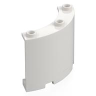 Panel 4 x 4 x 3 Quarter Cylinder (White)