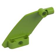 Technic Panel Curved 5 x 7 Parallelogram Left (Lime)