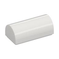Brick Curved 1 x 2 x 2/3 Double Curved Top, No Studs (White)