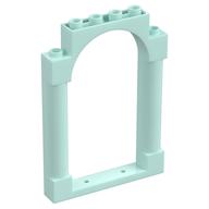 Panel 1 x 6 x 7 with 2 Columns and Arch (Light Aqua)