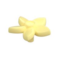 Plant, Flower with 5 Pointed Petals and Pin (Bright Light Yellow)