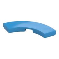 Tile 3 x 3 Curved, Macaroni (Dark Azure)