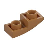 Brick Curved Inverted 2 x 1 (Medium Nougat)