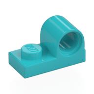 Plate Special 1 x 2 with Pin Hole on Top (Medium Azure)