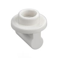 Plate Special Round 1 x 1 with Hollow Stud and Bar on Underside - Long Space (White)