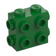 Brick Special 1 x 2 x 1 2/3 with 8 Studs on 3 Sides (Green)