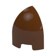 Brick Round Curved 1 x 1 x 1 1/3 Quarter Dome (Reddish Brown)