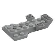 Plate Special 4 x 7 with 3 Slopes, Wedges, 3 Axle Holes (Light Bluish Gray)