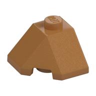Brick Wedged, Sloped 45° 2 x 2 Corner (Medium Nougat)