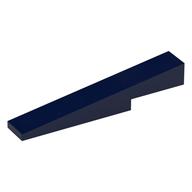Brick Sloped 1 x 6 x 1 with 1 x 2 x 1/3 Cutout (Dark Blue)
