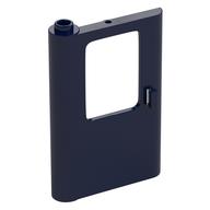 Door 1 x 4 x 5 Train Left - Thick Support Bottom (Dark Blue)
