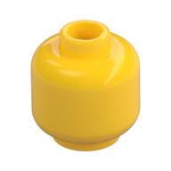 Minifig Head [Plain] [Vented Stud - 2 Holes] (Yellow)