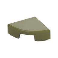 Tile Round 1 x 1 Quarter (Olive Green)