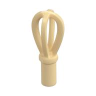 Equipment Whisk with Thick Ring with Anti-roll Notch (Tan)