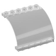Panel 6 x 5 x 3 1/3 Curved Top (Trans-Clear)