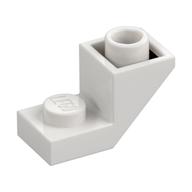 Brick Sloped Inverted 45° 2 x 1 with 2/3 Cutout (White)
