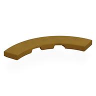 Tile 4 x 4 Curved, Macaroni (Pearl Gold)
