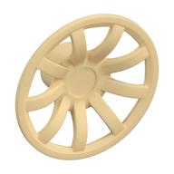 Wheel Cover 9 Spoke - 24mm D. (Tan)