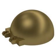 Windscreen 6 x 6 x 3 Dome with Dual 2 Fingers (Metallic Gold)