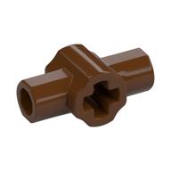 Large Figure Weapon Lightsaber Hilt with Axle Hole and Two Bar Holders (Reddish Brown)