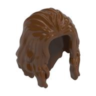 Hair Long Parted in Front (Reddish Brown)